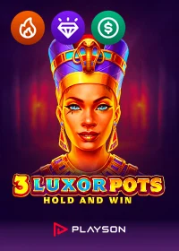 3 Luxor Pots Hold And Win